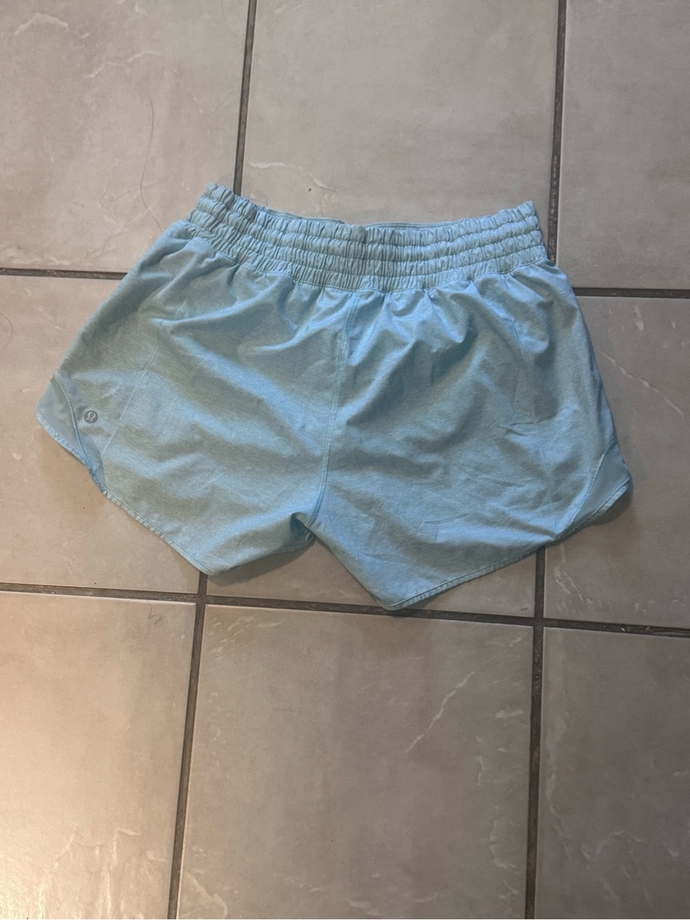 Light Blue Women's Athletic Shorts